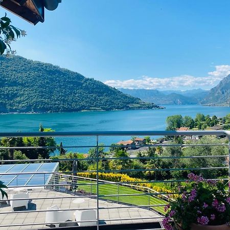 Vela Di Soleville Camere Con E Senza Vista Lago Con Ristorante & Pizzeria Sale Marasino Luaran gambar