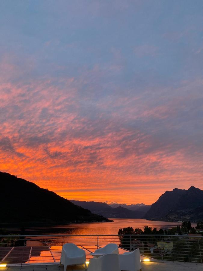 Vela Di Soleville Camere Con E Senza Vista Lago Con Ristorante & Pizzeria Sale Marasino Luaran gambar