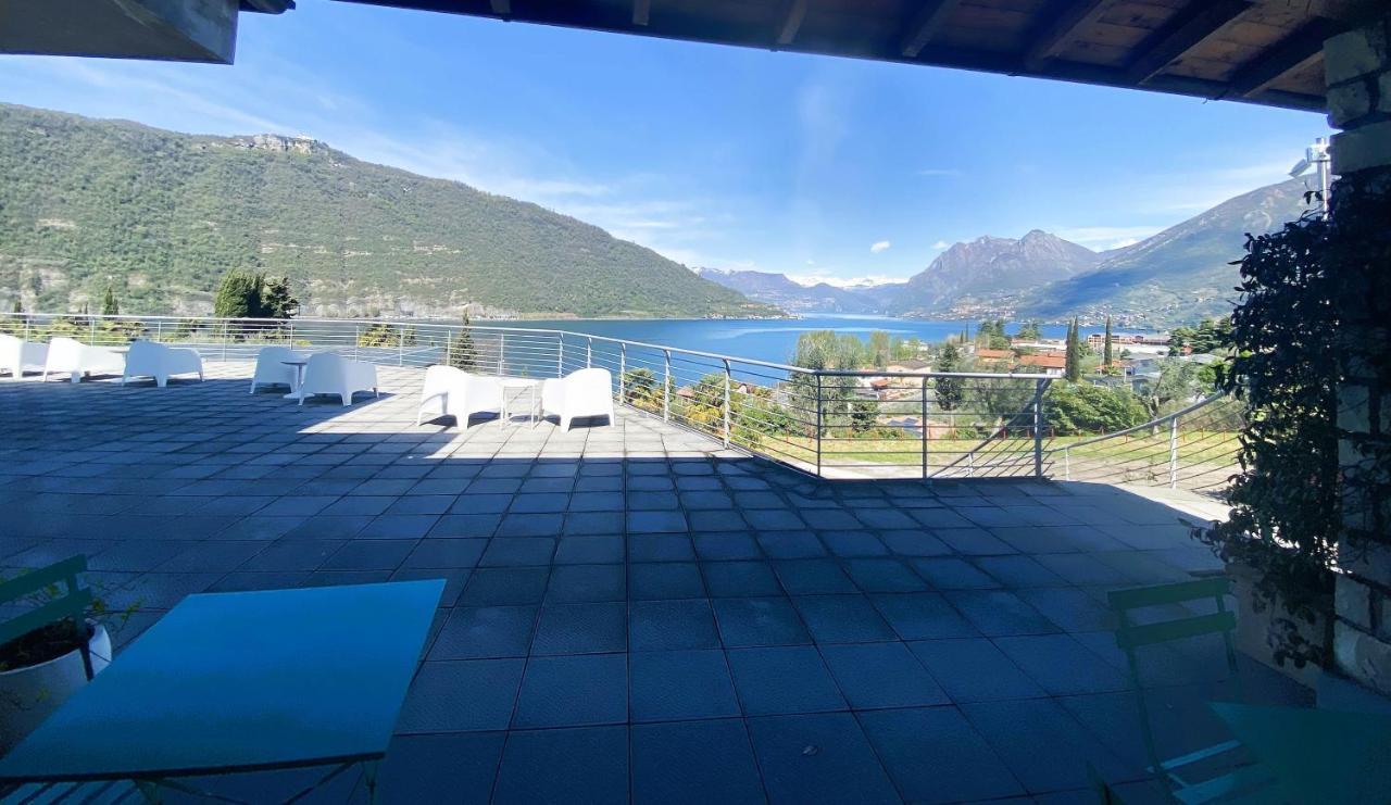 Vela Di Soleville Camere Con E Senza Vista Lago Con Ristorante & Pizzeria Sale Marasino Luaran gambar