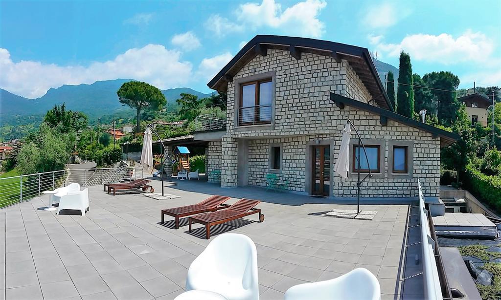 Vela Di Soleville Camere Con E Senza Vista Lago Con Ristorante & Pizzeria Sale Marasino Luaran gambar